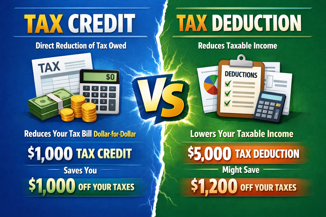 Tax Credits vs Deductions